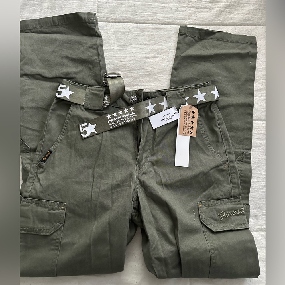 fivestar relaxed army green pants
